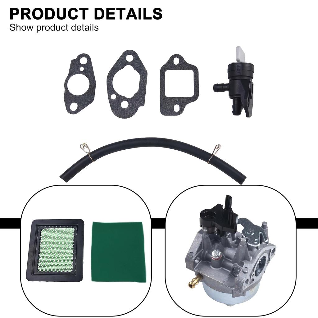 Direct Fit Carburetor and Air Filter Assembly for Honda GCV170LA GCV200LA HRN216 HRX217 Replaces 16100 Z9M 811