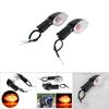 2PCS Motorcycle Modification Turn Signal Light Lamp Fit For YAMAHA R1 Accessories(Black&White)