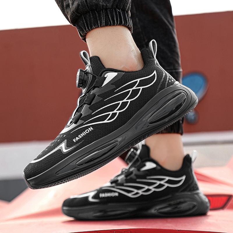 Men's Running Shoes Full Palm Carbon Plate Fashion Sport Shoes Marathon Racing Shock-absorbing Lightweight Sneaker Mesh Sneakers