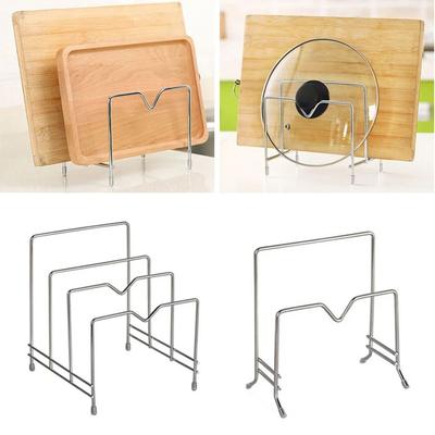 Multi-layer Stand Rack Stainless Steel Pot Lid Stand Kitchen Storage Organization Rack