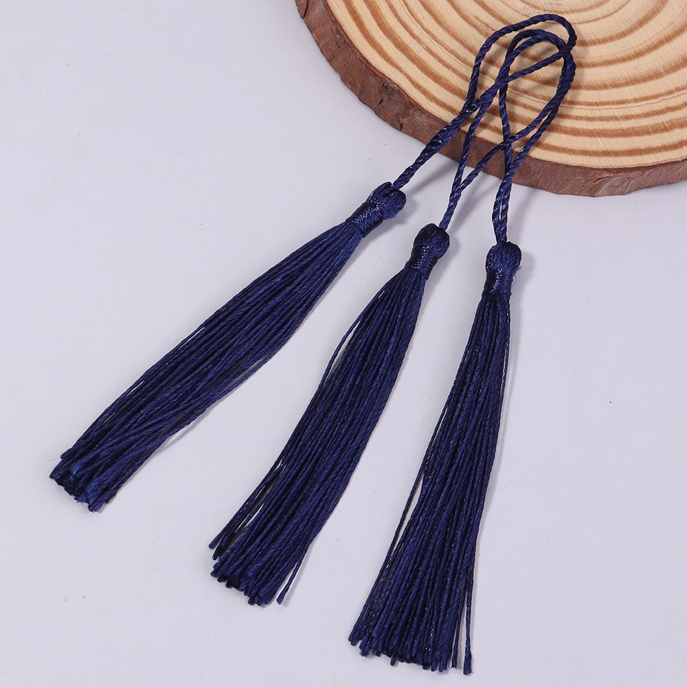 30-100pcs/lot Colorful Polyester Silk Tassel Fringe Cotton Tassels Trim For Sewing Curtains Accessories DIY Bookmark Decoration