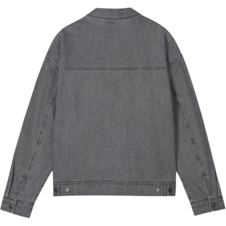 Levis American Vintage Wash Distressed Casual Comfortable Zip Long Sleeve Denim Jacket Men Jackets 005MU-0000