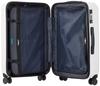 Suitcase Bottom Bay 53L with caster stopper nights 63cm White Carbon [World Traveler] No.06952 3.9kg 3-5