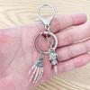 Alloy Bird Head Skull Claw Keychain Key Holder Charm Jewelry Gift Luggage Bag Ornament Car Key Hanging Accessories