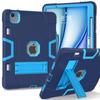 iPad 10th Gen 2022 Silicone Case with Stand, Drop-proof, Color Block Design, Full Coverage for iPad A16 11th Gen