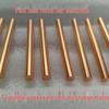 T2 Purple Copper Precision Ground Solid Round Bar Electrode, Diameter 0.5-9.0