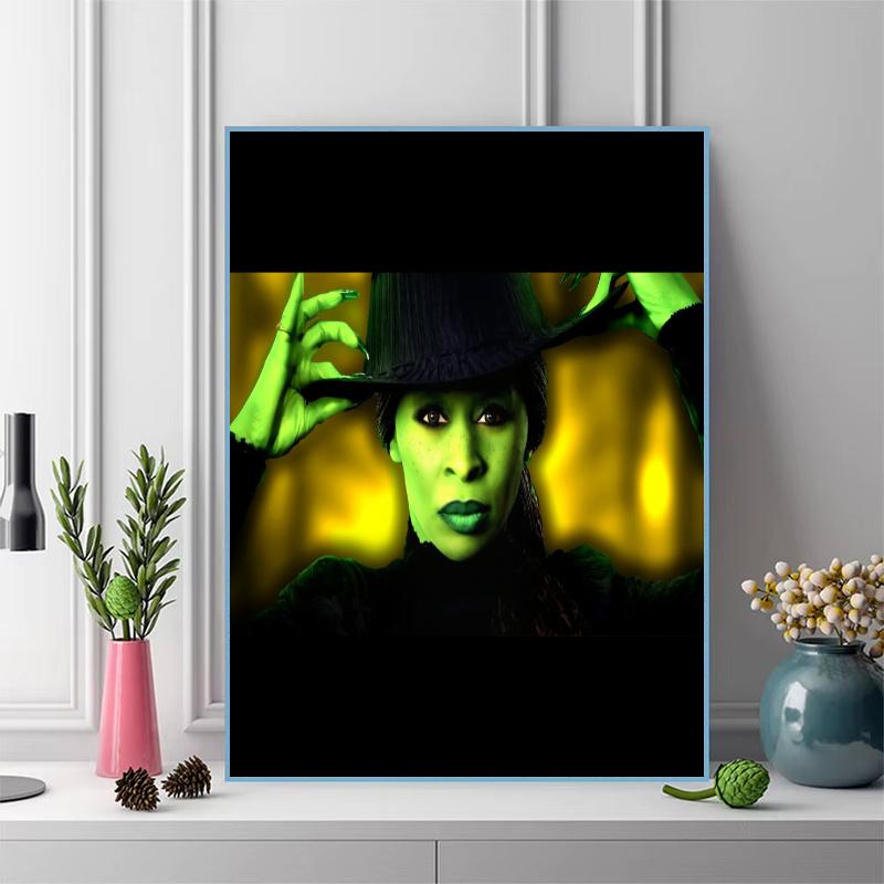 Wicked Pattern 3pcs 100% Round Full Drill 5D DIY Diamond Painting Embroidery Cross Stitch Rhinestone Décor
