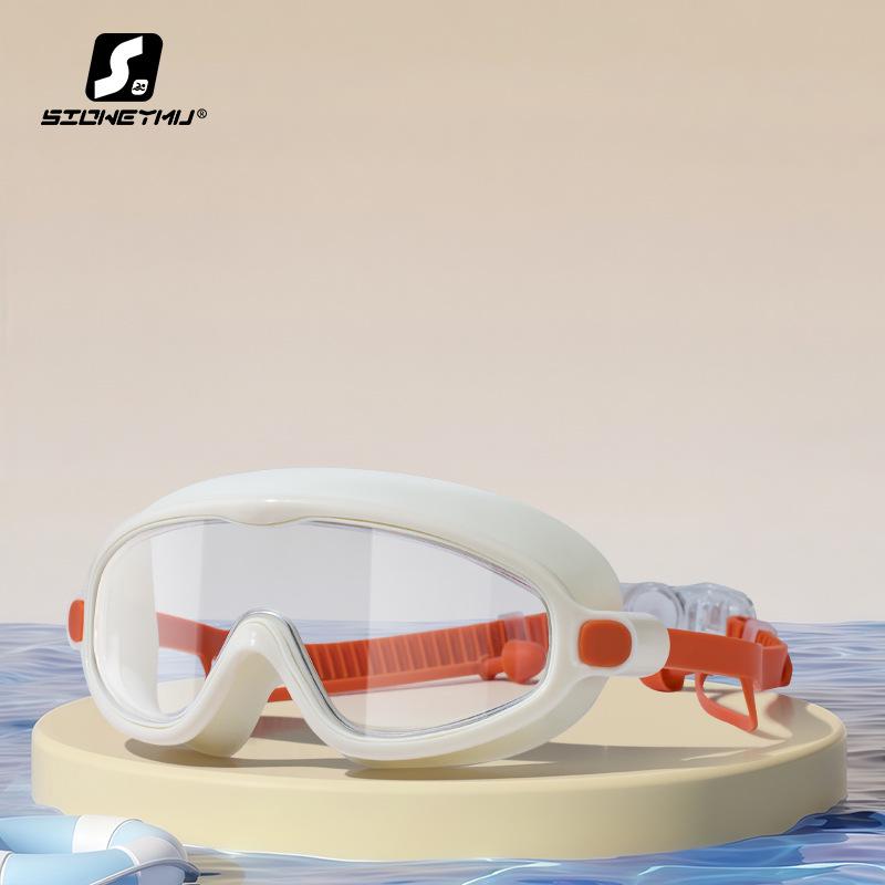 Children s Large Waterproof Anti-Fog UV Protection Swim Goggles