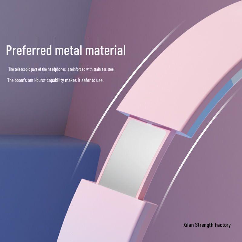 Wireless Over-Ear Bluetooth Headphones with Large Earcups, Noise-Canceling for Women - Ideal for Music and Sports