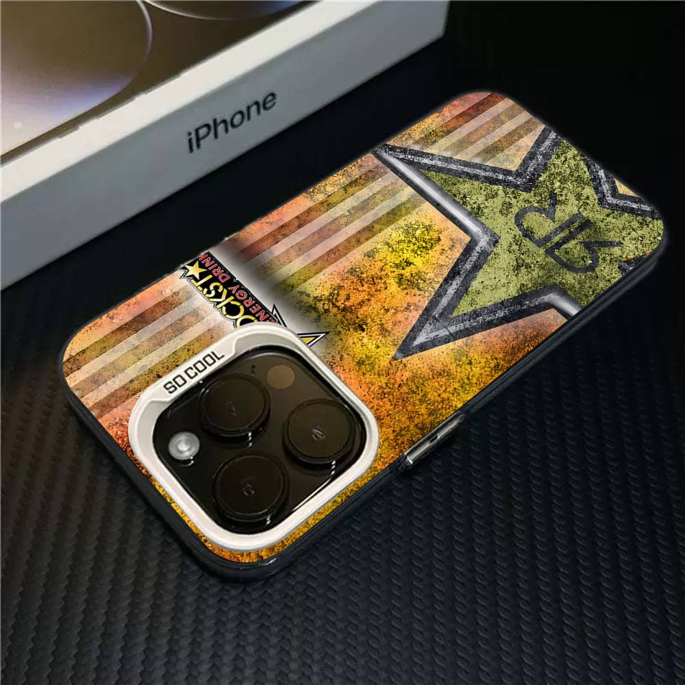 Rockstar Energy Drink Phone Case For IPhone 17 16 Plus Pro Max 15 14 13 12 11 Matte Colorful Covers