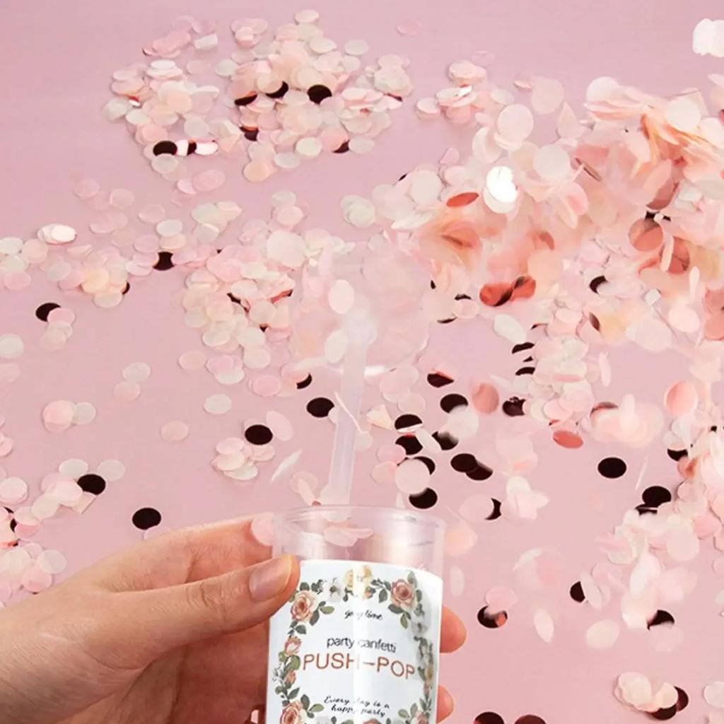 1PC - Tui Tui Le Mini Spray Flower Tube Wedding, Birthday Party, Fireworks Tube, Colorful Paper Scrap, Holiday Party, Small Fire