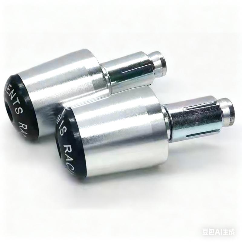 Universal Motorcycle Handlebar End Plugs Non Slip Surfaces High Effect Resistance Aluminum Weather Resistant Handle Plugs