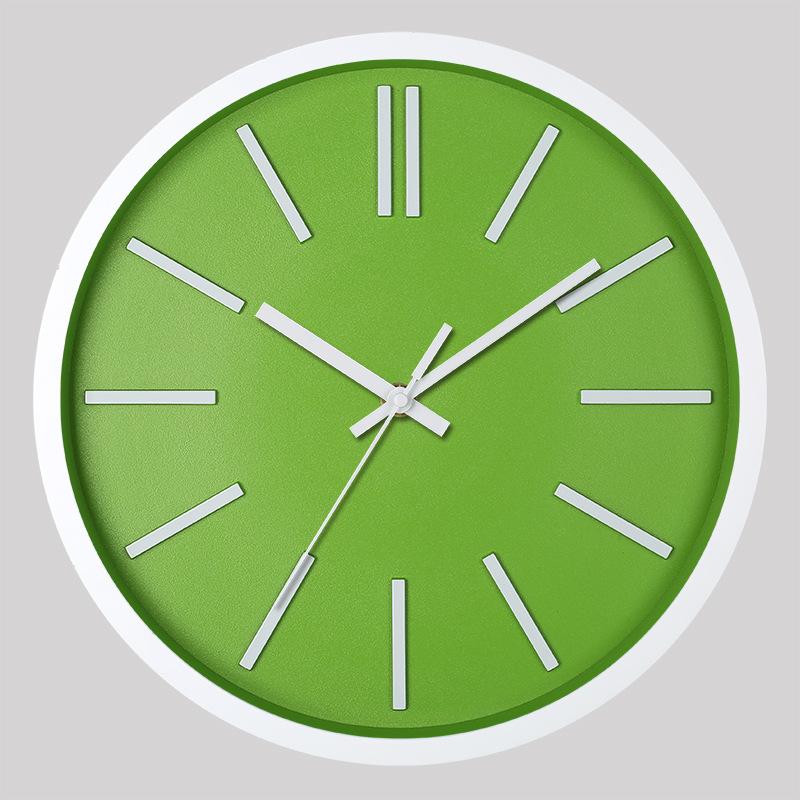 12 Inch 30CM Silent Wall Clock, Creative and Fashionable, Three-dimensional Digital Minimalist Clock for Home Living Room