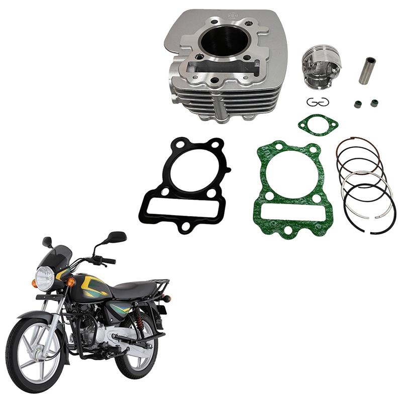 Ac29-Motorcycle Engine Cylinder Piston Replacement Kit 56Mm Fits For BAJAJ Boxer 150, Discover 125G, Bm150 CT150