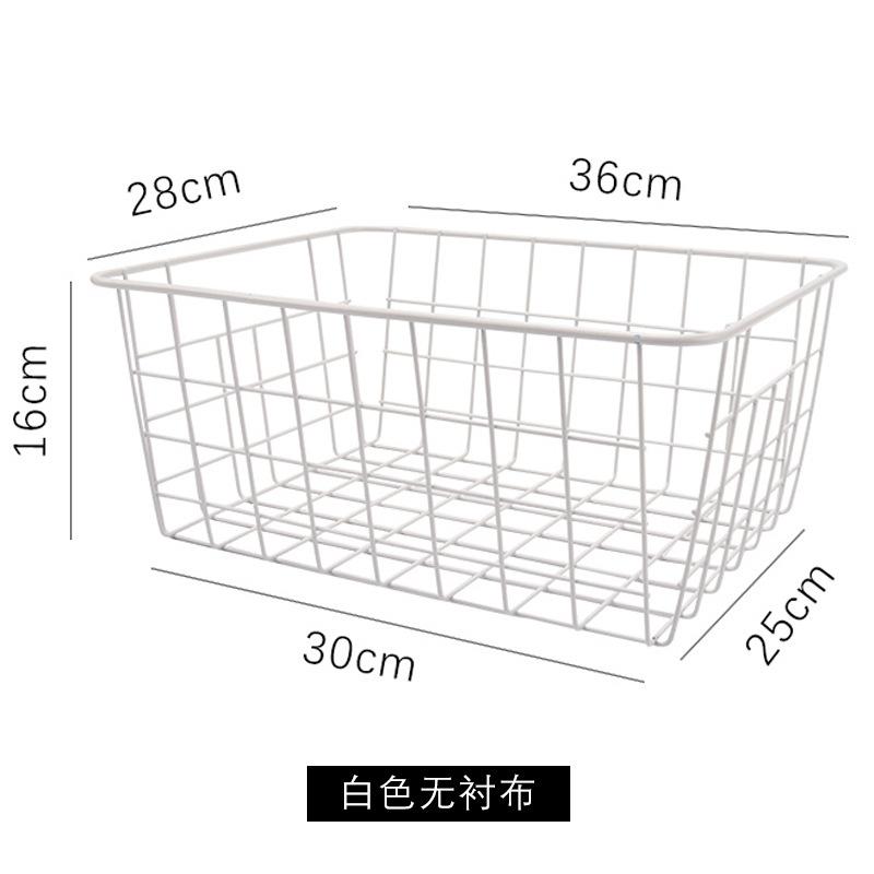 Spot large storage basket Fabric removable storage basket Household desktop snack storage basket