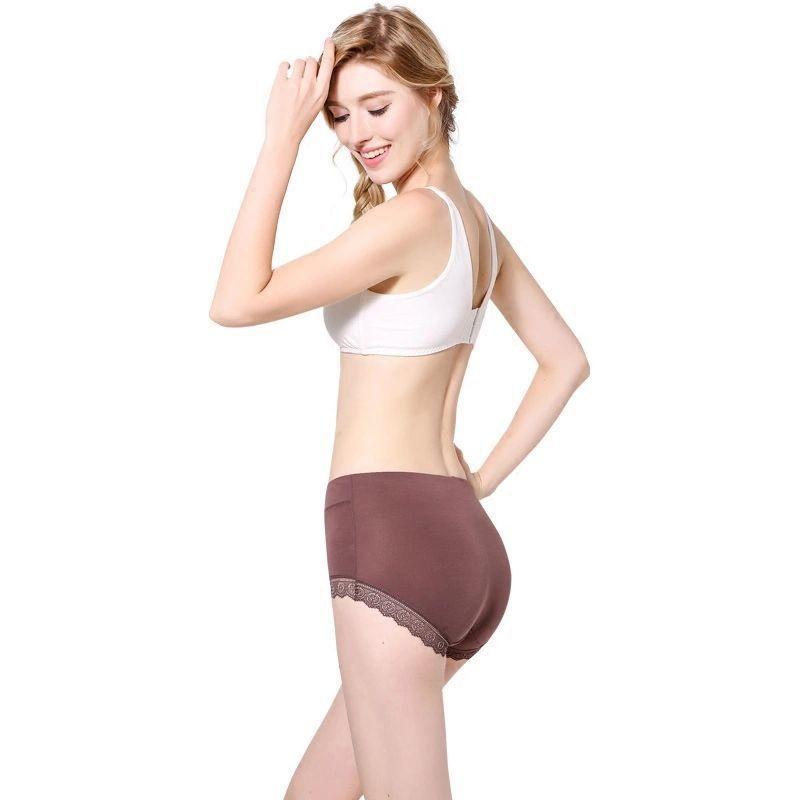 Comfortable And Breathable Modal Cotton High Waist Triangle Women Underwear For All Seasons