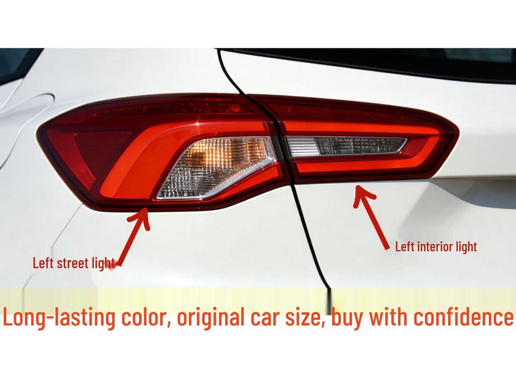 Outer Taillight for Ford Focus 2019-2021, Left Side, JX7B-13405-KE