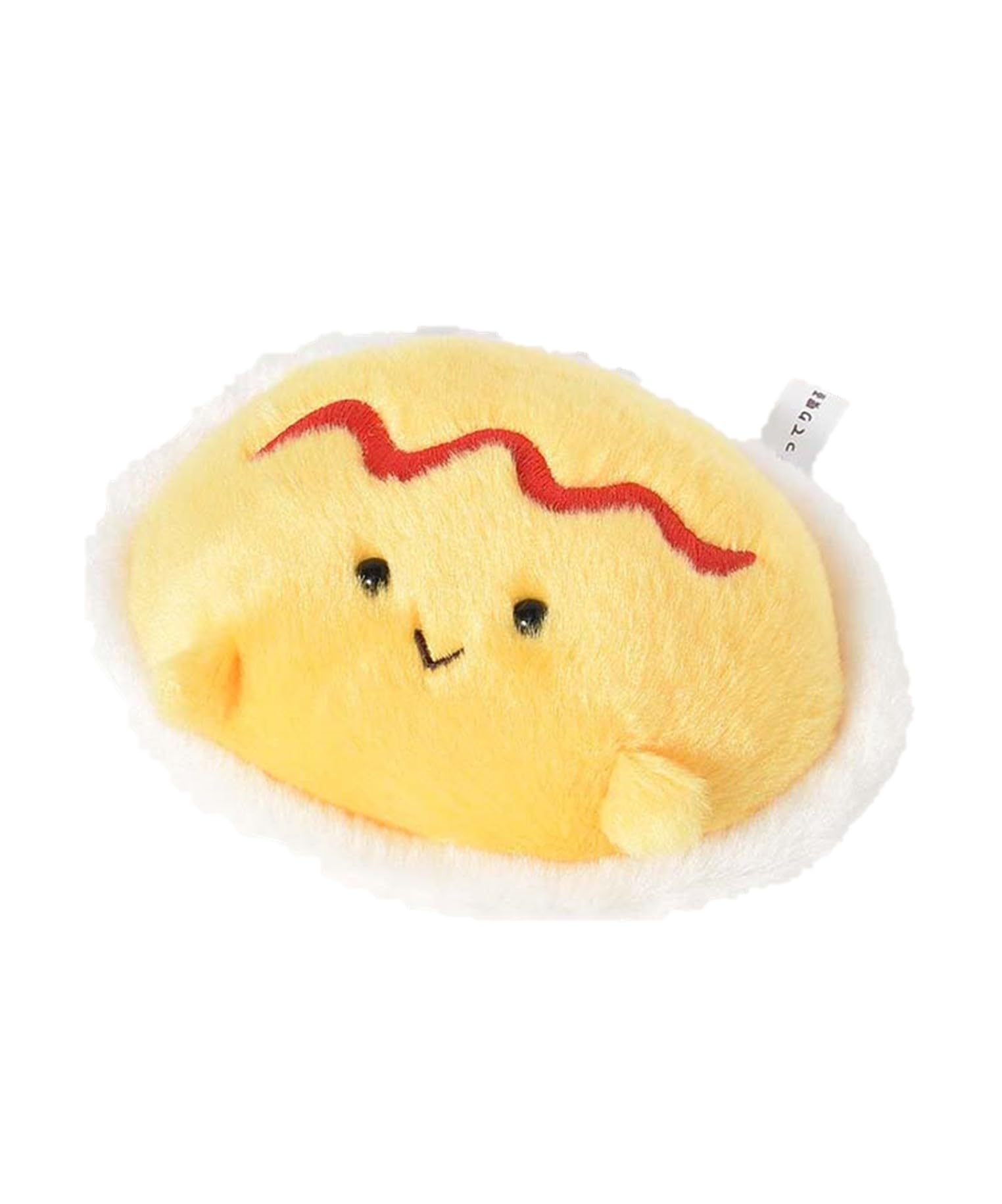 

Васильково-синий Пухлый Кафе Плюшевый Маскот Размером с ладонь (Омурайс)