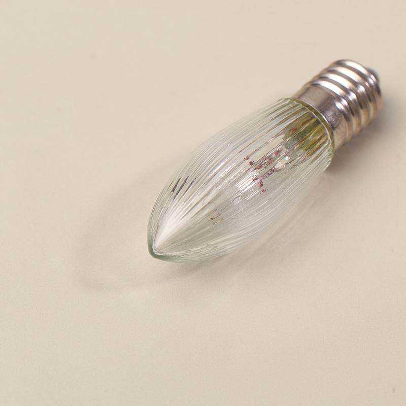 10Pcs Led Filament Bulb E10 Warm White Edison Retro Candle Light Blubs Glass Bulbs Tapered Candles Replacement Bulbs