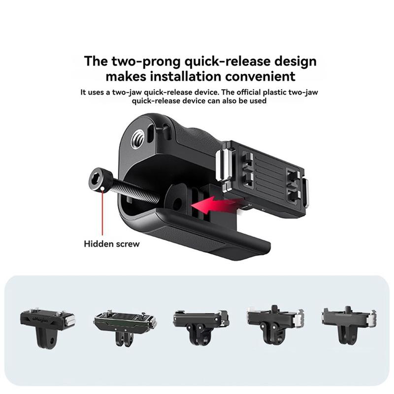 T35C For Pro 2 Street Photography Handle Component Wireless Control Side Handle for Action/ 13 Cameras