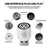Hot 2025 Ny B6 VW For Volkswagen USB Bil LED-lys Auto Interiør Atmosfærelys Biltilbehør For Volkswagen VW GTI Rline R