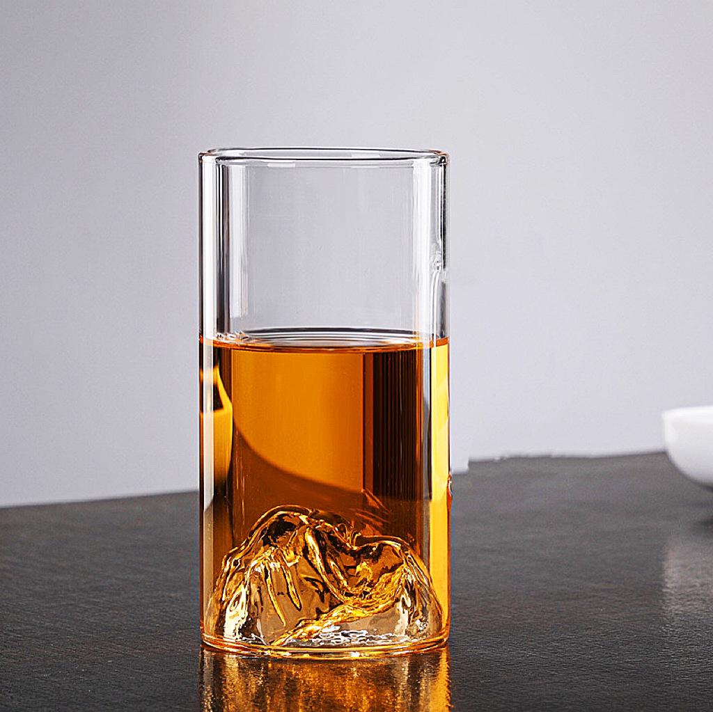 Creative Luxury Glass Mountain-View Cup for Coffee, Green Tea & Beverages