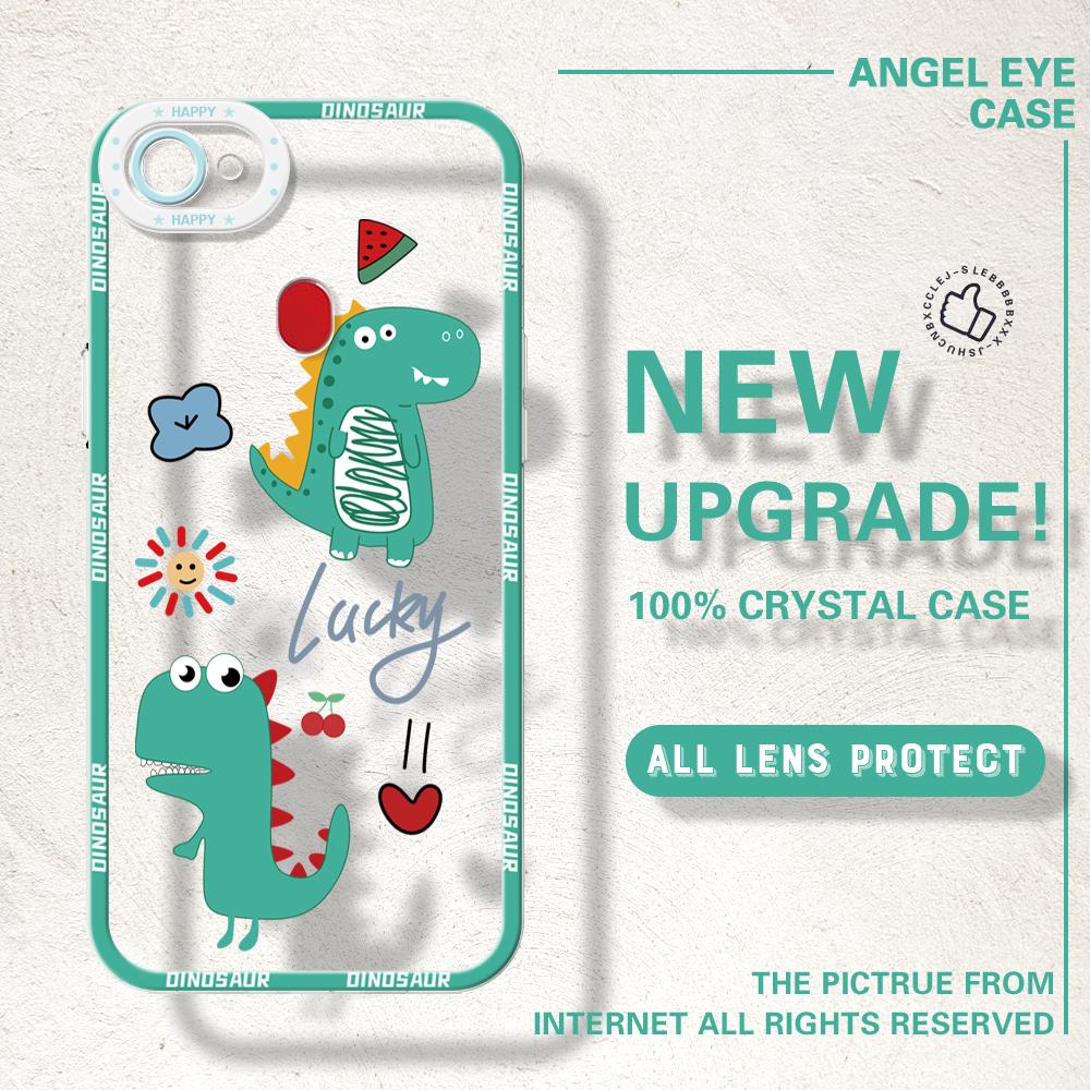 Shockproof Cartoon Astronaut Crystal Case Full Cover Camera Protection Transparent Soft Phone Casing for OPPO Reno Realme OnePlus