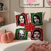 Energetic American Band RRed Hot Chili Peppers Cushion Cover Pillowcase Short Plush Invisible Zipper Room Sofa Cushion Cover