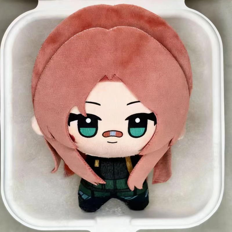 Delta Force Tempest Luna Cosplay Doll Game Peripheral Stuffed Doll 10Cm Stinger Vyron Plushies Pendant Keychain Birthday Gift