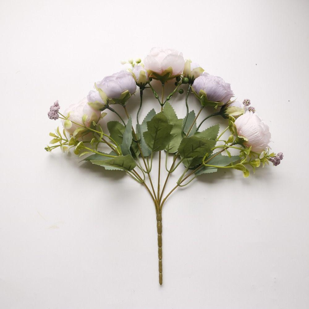 Vases Decoration Artificial Rose Flowers Peony Shape Festival Decoration  Festival Use