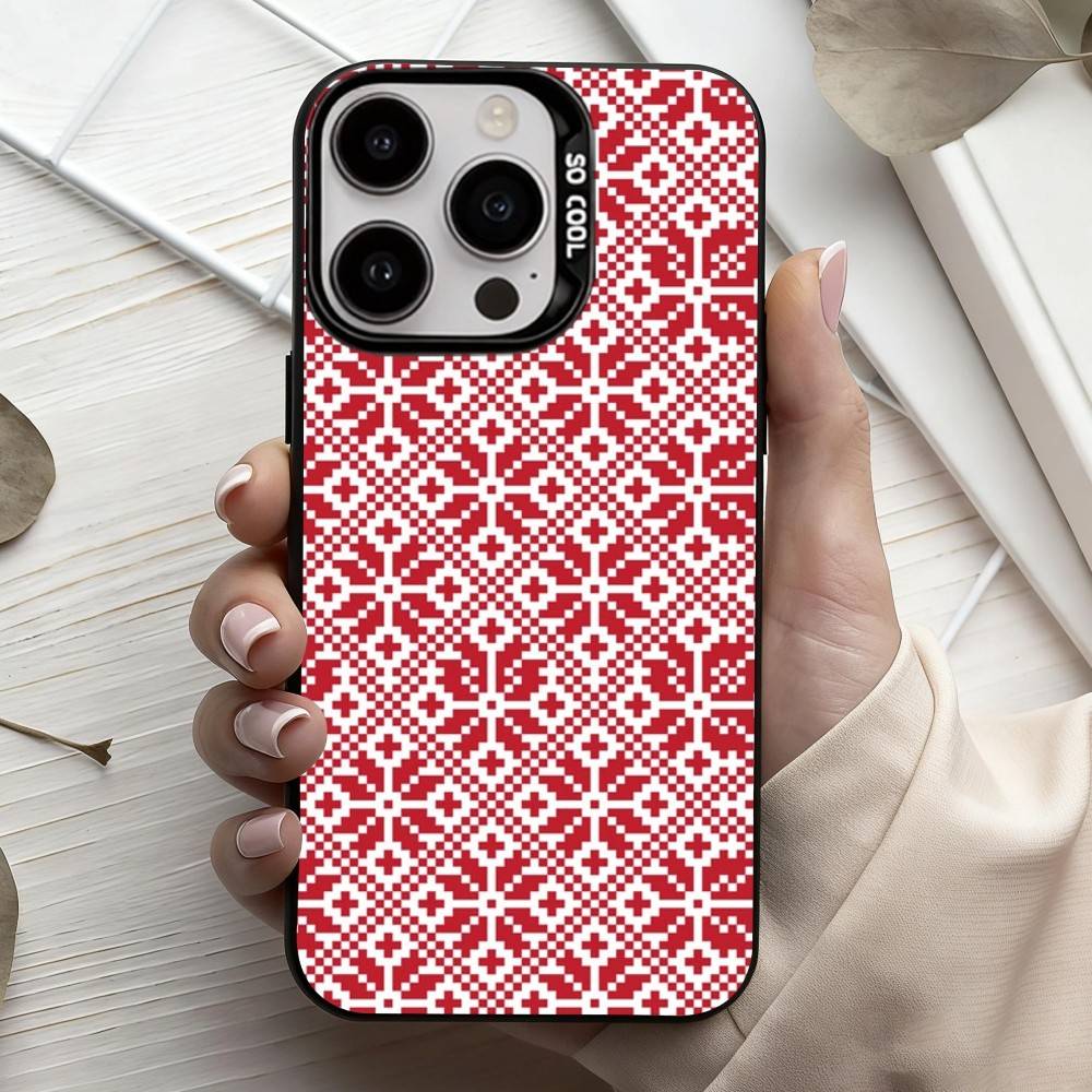 

G-Ukraine O-Ornament Pattern Phone Case For iPhone17,16,15,14,13,12,11 Plus,Pro Max Black Candy silver phone case iPhone15pro