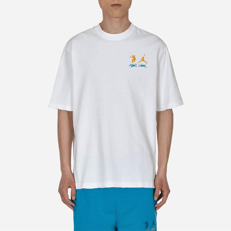 Jordan X Union Future Is Now SS22 Breathable Logo Crew Neck T-Shirt Men Tops White DM2844-100