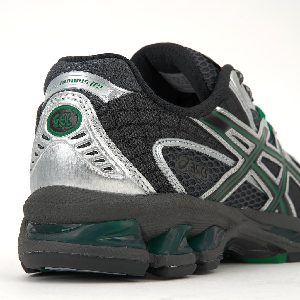Asics Gel Nimbus 10.1 Obsidiangrau Grün Basilikum Herren-Sneaker Schwarz 1203A543-022
