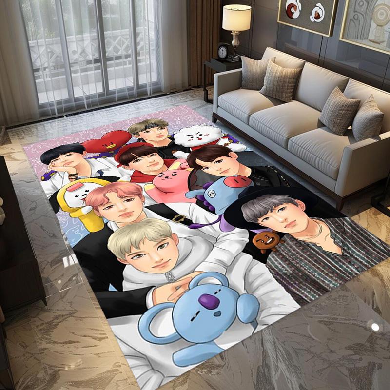 Vibrant Soul: Essence Unity Carpet Doormat Suitable for All Seasons Protective Pad Bathroom Mat Dormitory Decoration