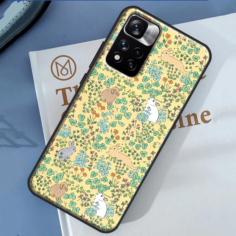 Cartoon Rabbit Bunny Case For Xiaomi Redmi 14C 13C 10C 12C Redmi Note 13 14 Pro 12 11 9 10 9S 10S 11S 12S Cover