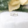 Trumium 925 Sterling Silver Trendy Minimalist Double Cross Rings For Women Geometric Double Layer CZ Ring Wedding Fine Jewelry