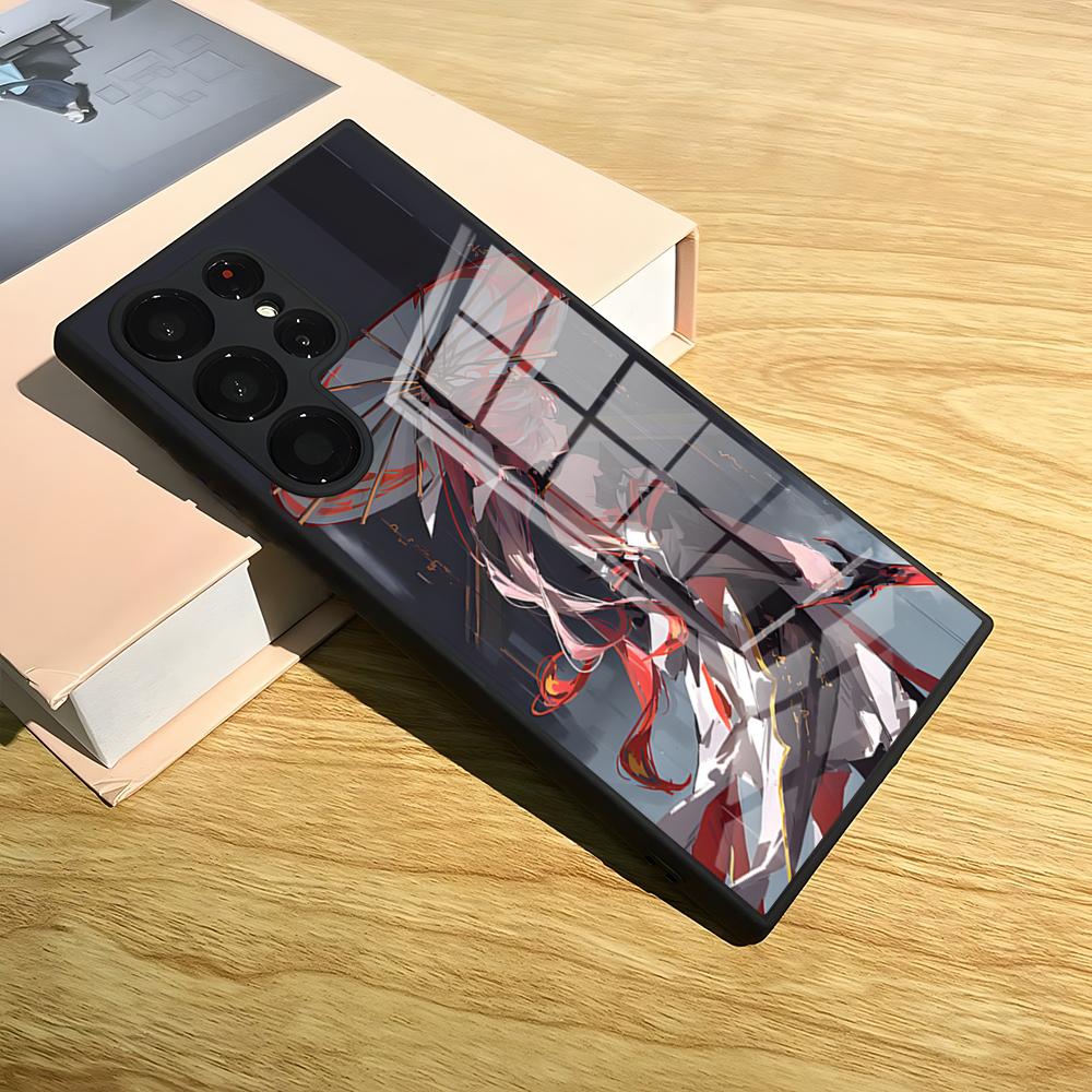Game Wuthering Waves Phone Case For Samsung S26 Ultra S24 25 Fe S22 S20 S23 21 Plus A54 A34 A53 A16 Glass Cover