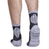 [YUEDGE] Chaussettes de sport pour hommes, chaussettes de travail épaisses, durables, chaussettes d'escalade, robustes, résistantes aux déchirures, renforcées, rembourrées, coton de haute qualité, 25-27 cm,