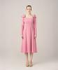 SQUSQUARE Audrey Ribbon Dress_Rose Pink