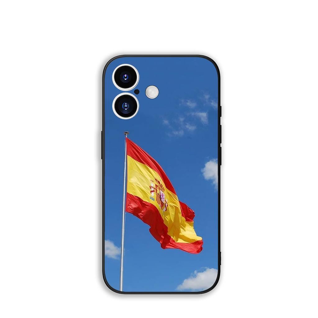 Cover for Samsung Galaxy A55 A56 A25 A36 A54 S8 S9 S21 S20 FE A53 A13 A12 A14 A33 A70 A71 A51 A21S Case Spain Flag Yellow Red