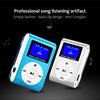 Battery Clip Support 32GB TF Card FM Radio Sport Music Player Mini MP3 Player MP3 Music Player