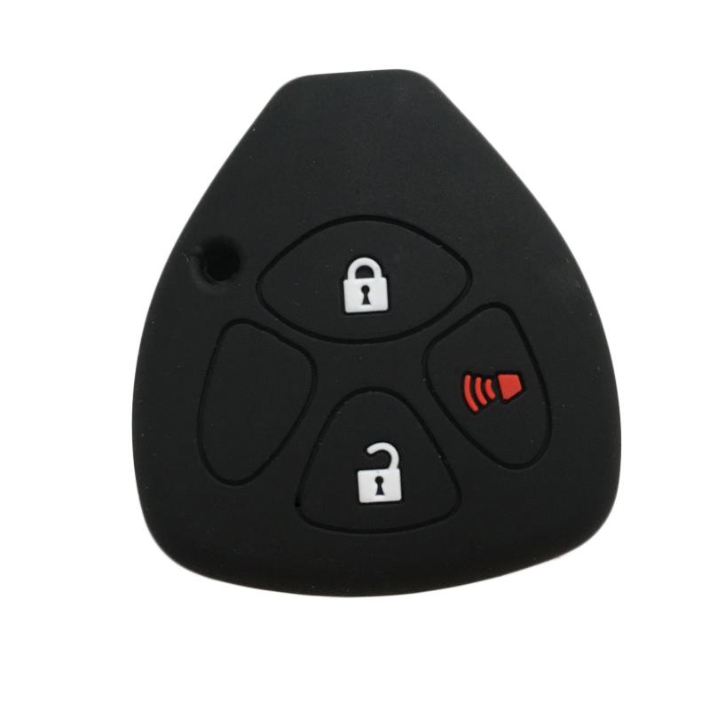 Schlüsselanhängerhülle für Toyota Yaris/Vitz Auris Mk I 2007 Corolla Verso Hilux 7 RAV4 Porte Camry Autoschlüsselhülle Schlüsselanhänger 2/3/4 Tasten