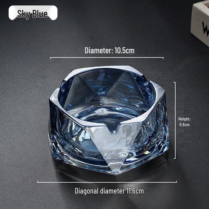 Creative Fashion Glass Ashtray Set