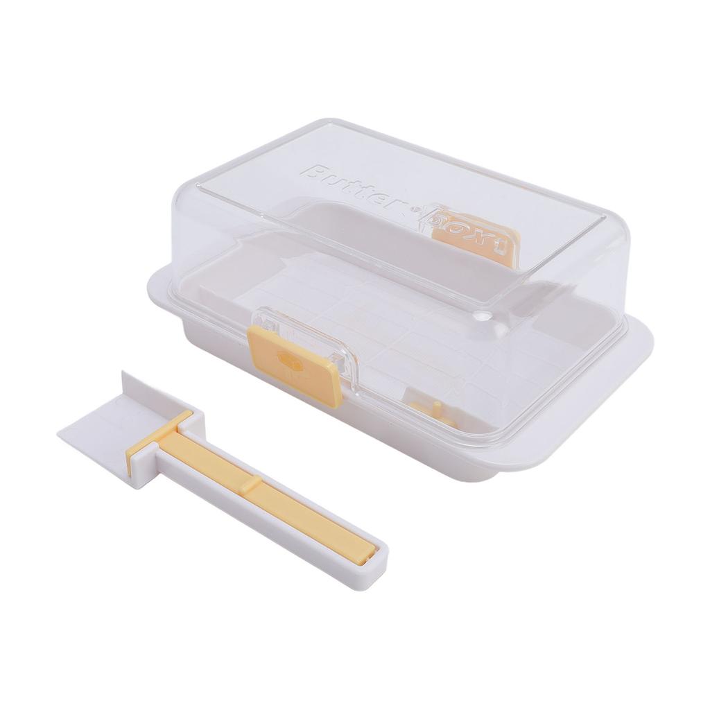 Airtight Butter Dish Reusable Dishwasher Safe Butter Holder with Cutting Tool for 500g Cheese