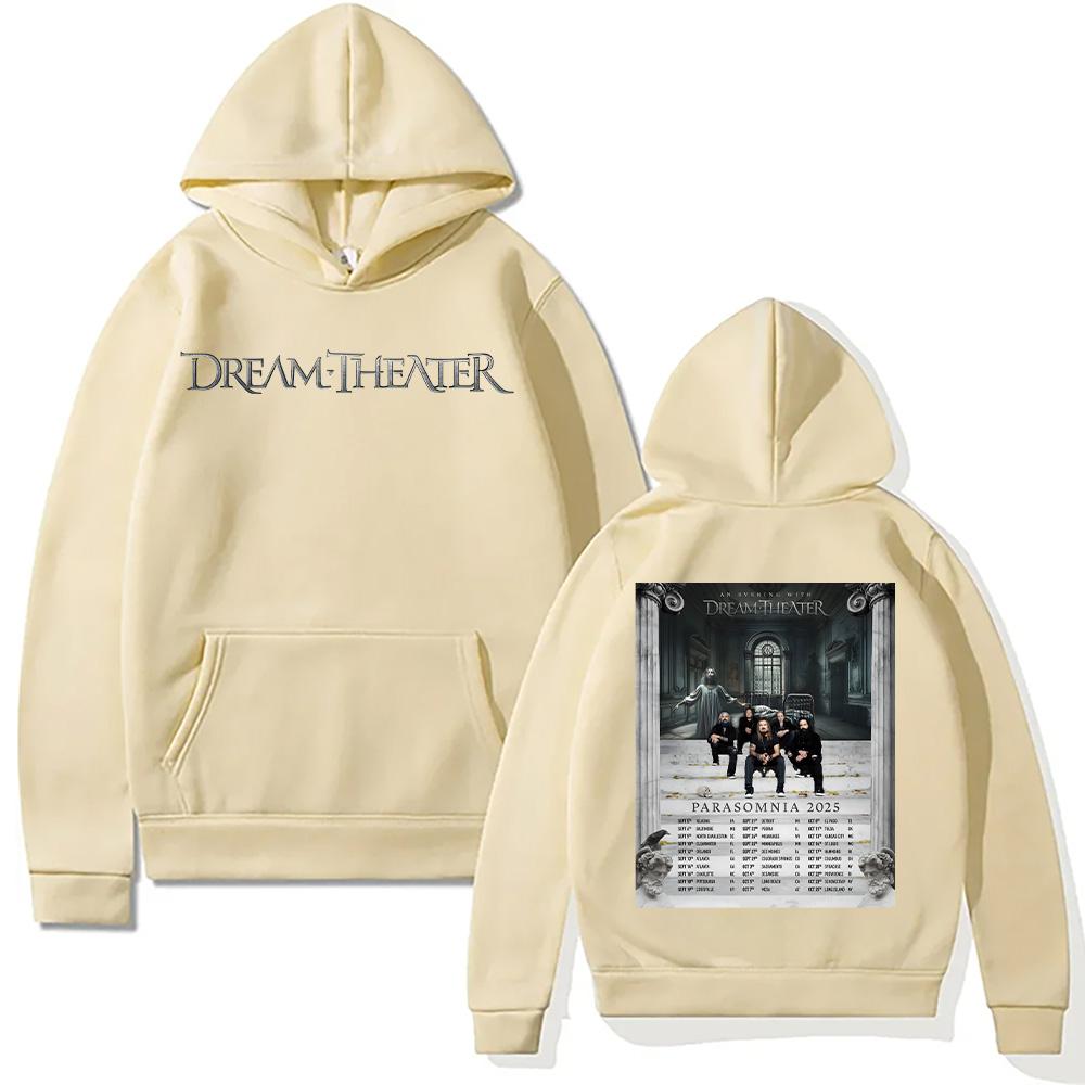 

Dream Theater Нові худі Dream Theater Parasomnia Tour 2025 Светри для жінок чоловіків Хіп-хоп Вінтажний Банда Худі Вуличний стиль 3XL