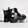 Girls Autumn/Winter Fashion New Round Toe Soft/Cute Thick-soled Zipper Cute Short Boots Baby Light and Elegant Thick-soled Boots
