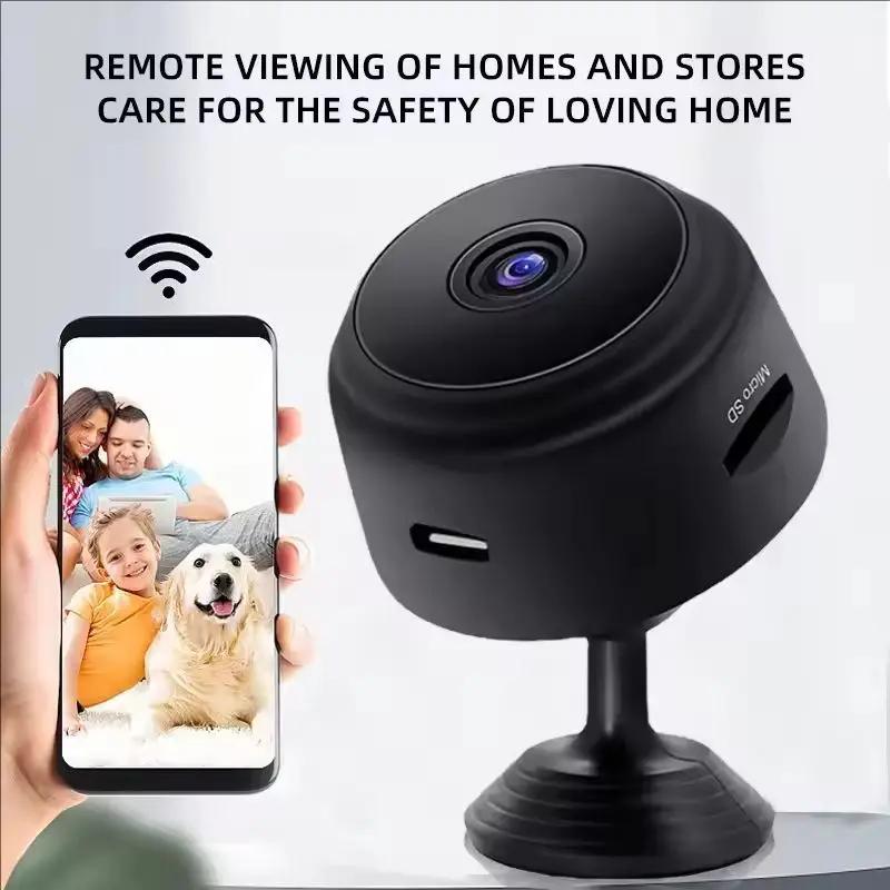 A9 1080P HD WiFi Mini Camera Wireless Security Surveillance for Smart Home Safety Monitoring Web Video Camcorder with Sensor