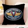 V-Victorys Motorcycles Racing Office Cushion Pillowcase Car Cushion Cover45X45Cm Lumbar Pillowcase Sofa Pillowcover