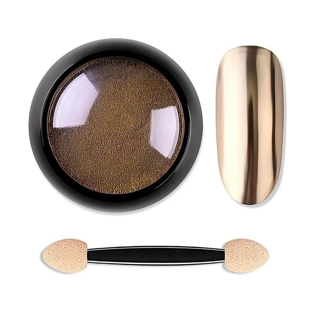 

Зеркальная пудра для ногтей Хромированная пудра 10 грамм