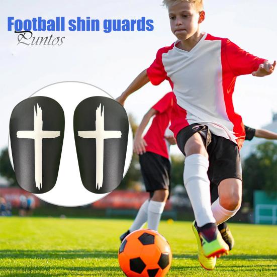 1 Paar Mini-Schienbeinschoner für Fußball, rutschfest, für Kinder, Teenager, Erwachsene, Fußballspieler, Miniatur-Schienbeinschoner, Schutzausrüstung für Fußballspiele